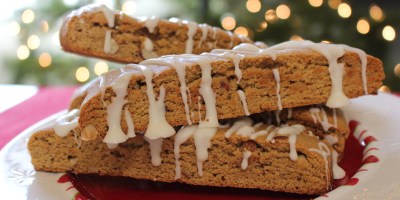 gingerbread biscotti